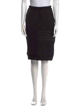 Thom Browne Grosgrain Trim Knee-Length Skirt