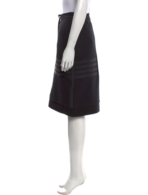 Thom Browne Grosgrain Trim Knee-Length Skirt