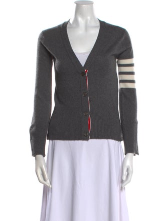 Thom Browne Cashmere Colorblock Pattern Sweater