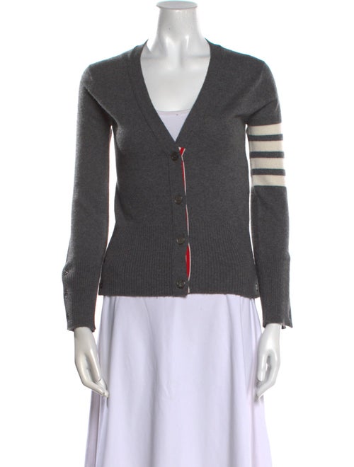 Thom Browne Cashmere Colorblock Pattern Sweater