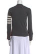 Thom Browne Cashmere Colorblock Pattern Sweater
