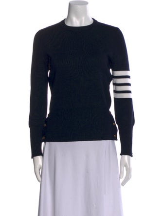 Thom Browne Merino Wool Graphic Print Sweater