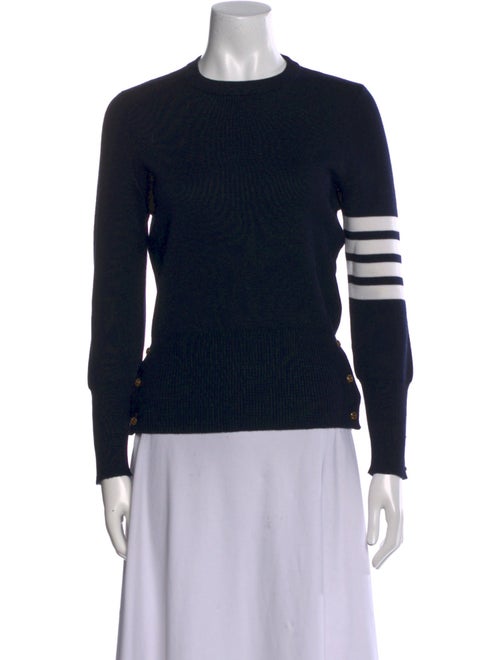 Thom Browne Merino Wool Graphic Print Sweater