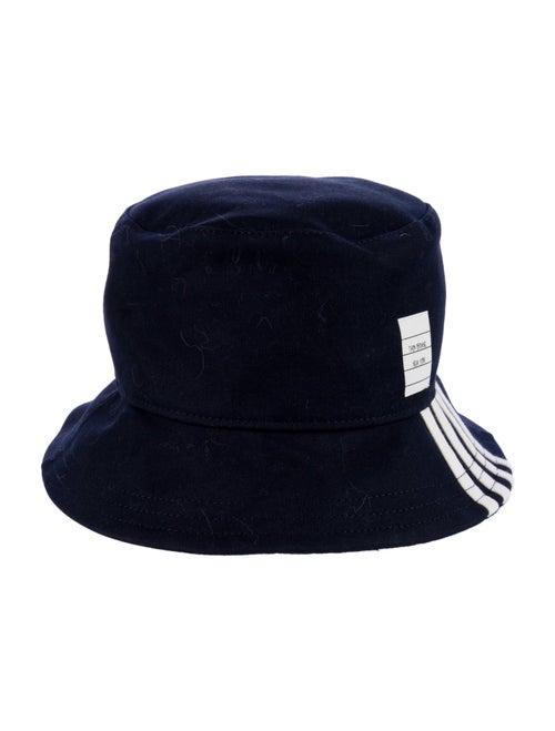 Thom Browne Solid Logo Bucket Hat