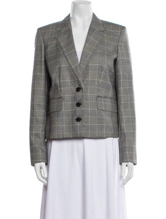 Thom Browne Wool Houndstooth Print Blazer