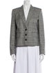 Thom Browne Wool Houndstooth Print Blazer