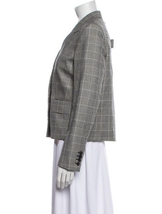 Thom Browne Wool Houndstooth Print Blazer