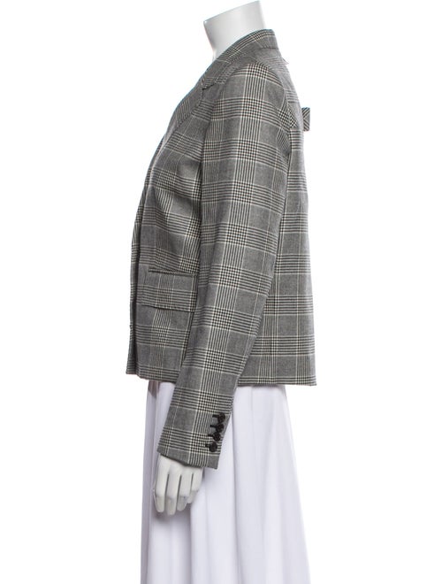 Thom Browne Wool Houndstooth Print Blazer