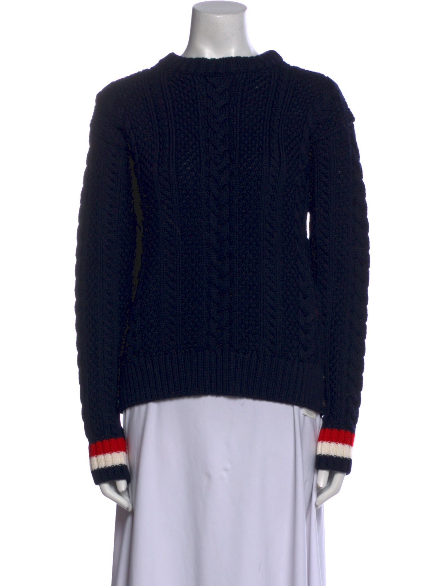 Thom Browne Wool Crew Neck Pullover
