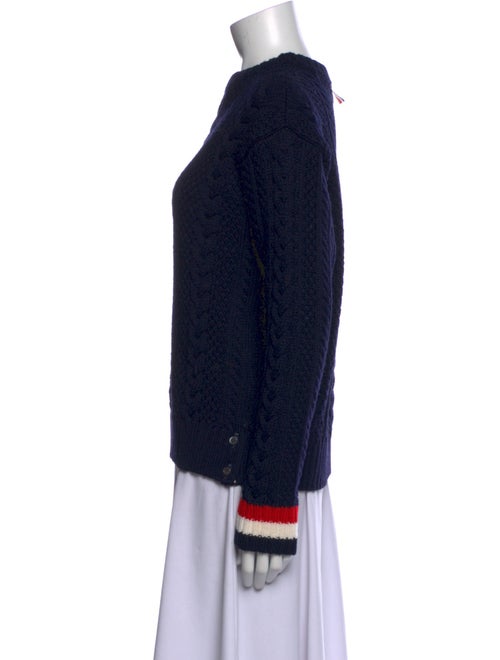 Thom Browne Wool Crew Neck Pullover