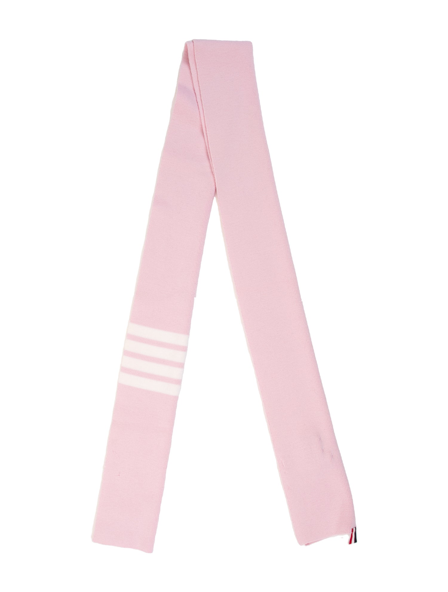 Thom Browne Logo Multicolor Silk Pareo Silk Scarf