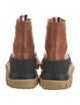 Thom Browne Leather Lasercut Accents Hiking Boots