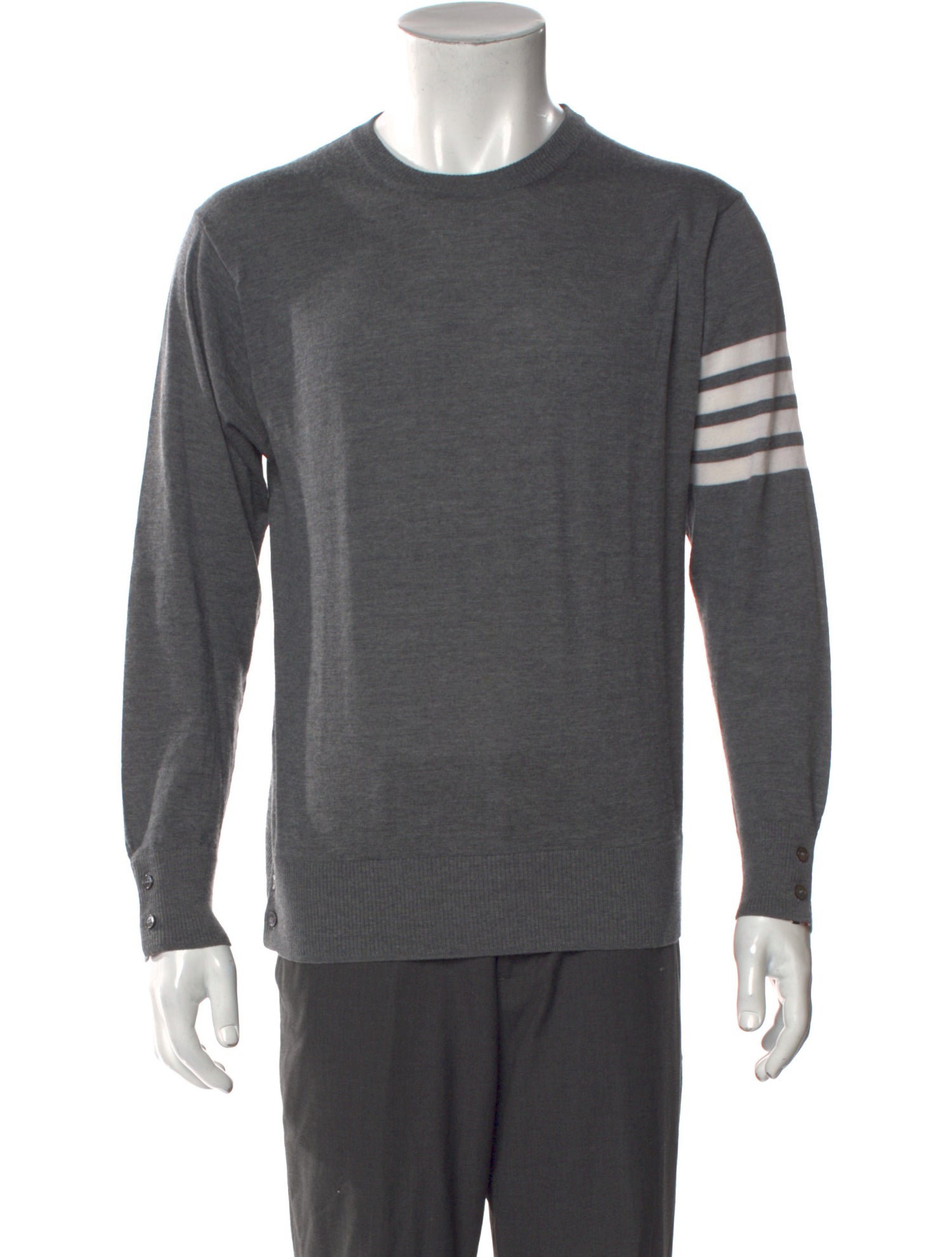 Thom Browne Wool Crew Neck Pullover
