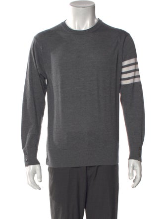Thom Browne Wool Crew Neck Pullover