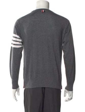 Thom Browne Wool Crew Neck Pullover