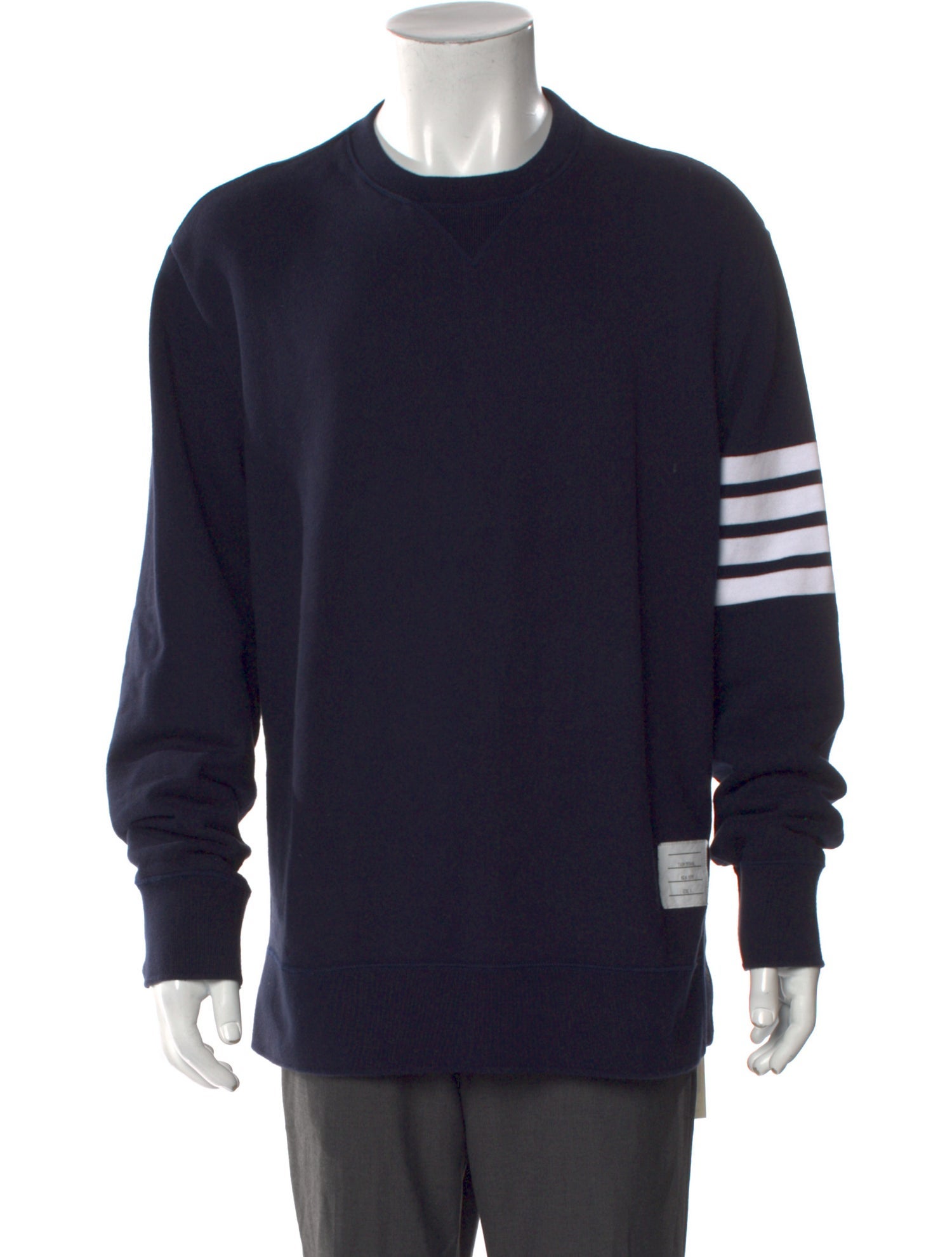 Thom Browne 4 Bar Stripe Striped Pullover