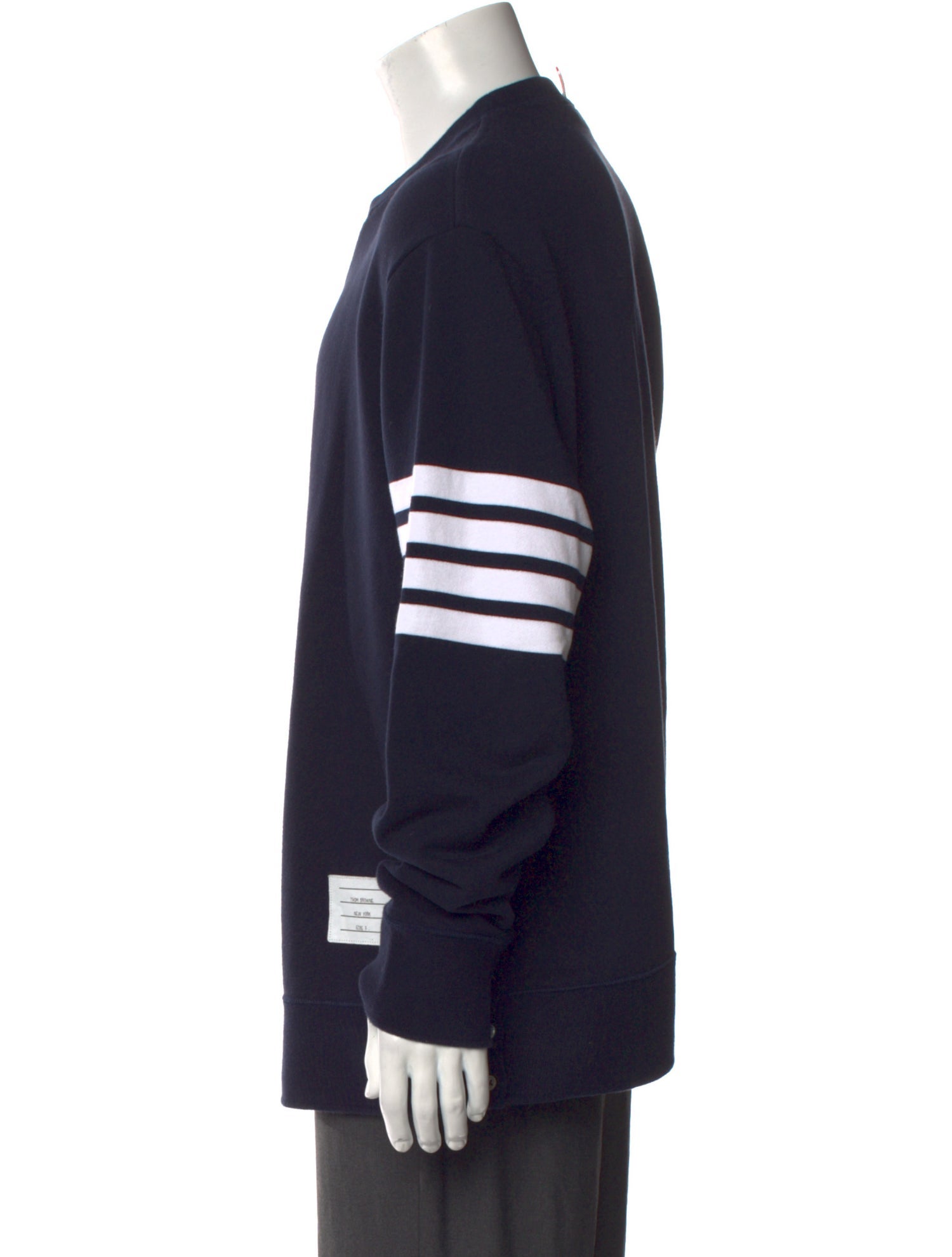 Thom Browne 4 Bar Stripe Striped Pullover