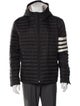 Thom Browne 4 Bar Stripe Puffer Coat