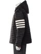 Thom Browne 4 Bar Stripe Puffer Coat