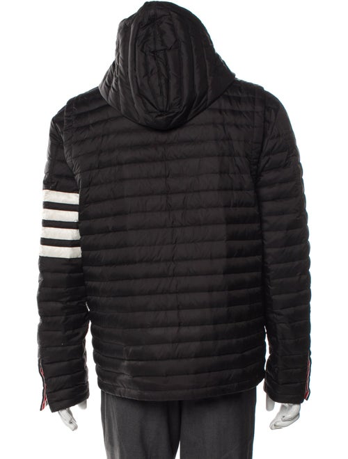Thom Browne 4 Bar Stripe Puffer Coat