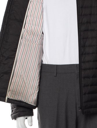 Thom Browne 4 Bar Stripe Puffer Coat