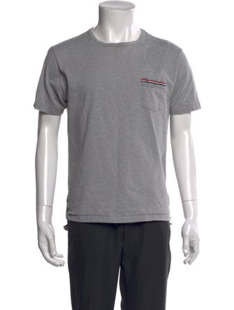 Thom Browne Graphic Print Crew Neck T-Shirt