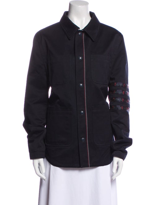 Thom Browne Striped Long Sleeve Shirt