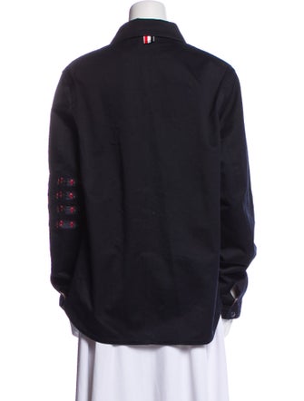 Thom Browne Striped Long Sleeve Shirt