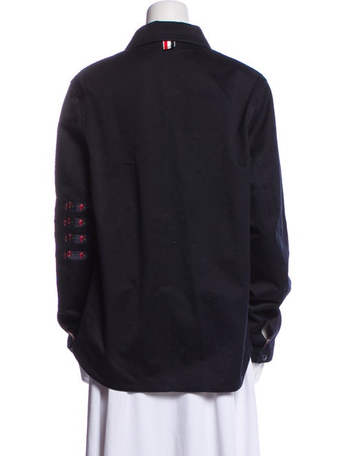 Thom Browne Striped Long Sleeve Shirt