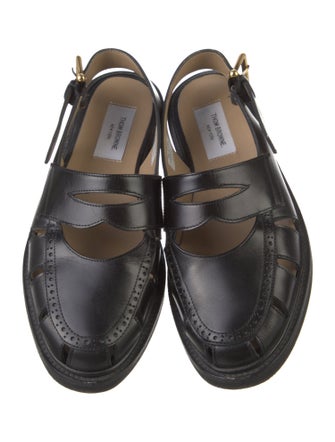 Thom Browne Leather Boat Shoes