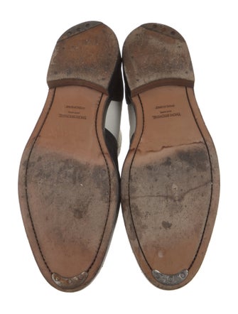 Thom Browne Leather Colorblock Pattern Boots