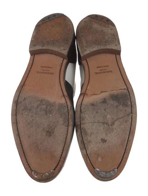 Thom Browne Leather Colorblock Pattern Boots