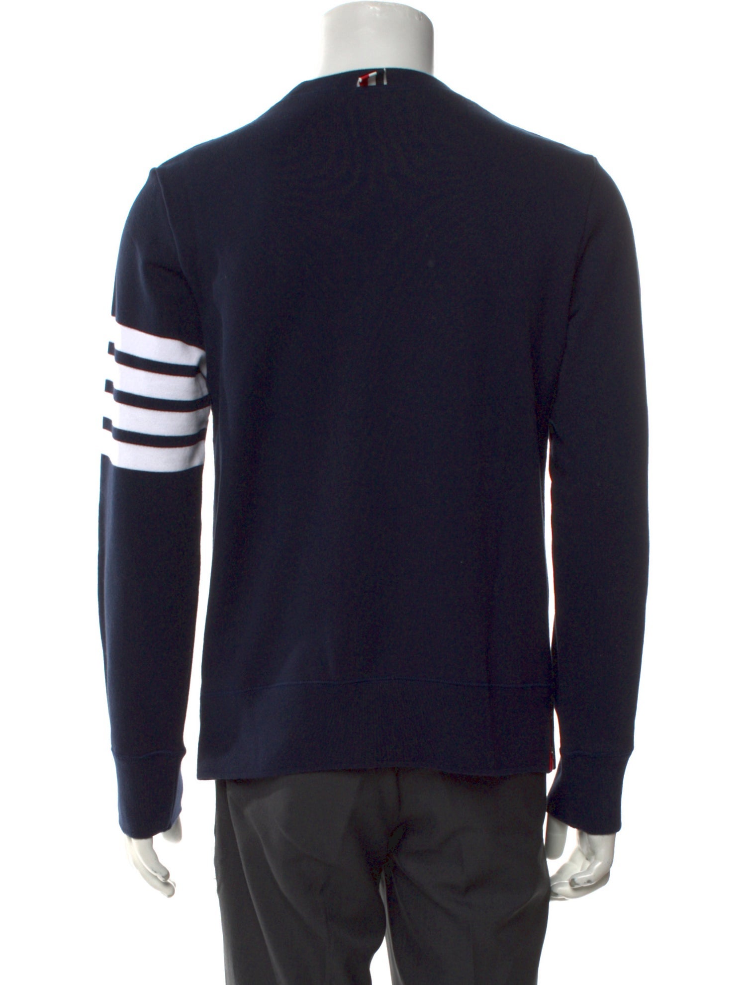 Thom Browne 4-Bar Striped Sweatshirt