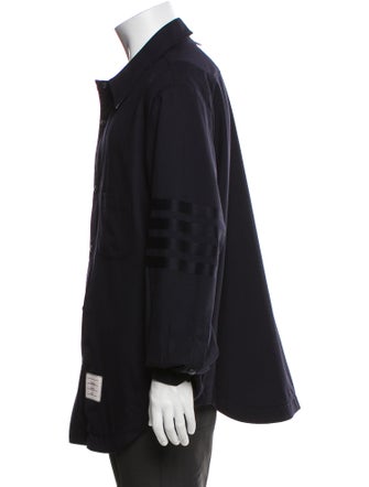 Thom Browne Wool Long Sleeve Dress Shirt