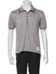 Thom Browne Striped Collar Polo Shirt