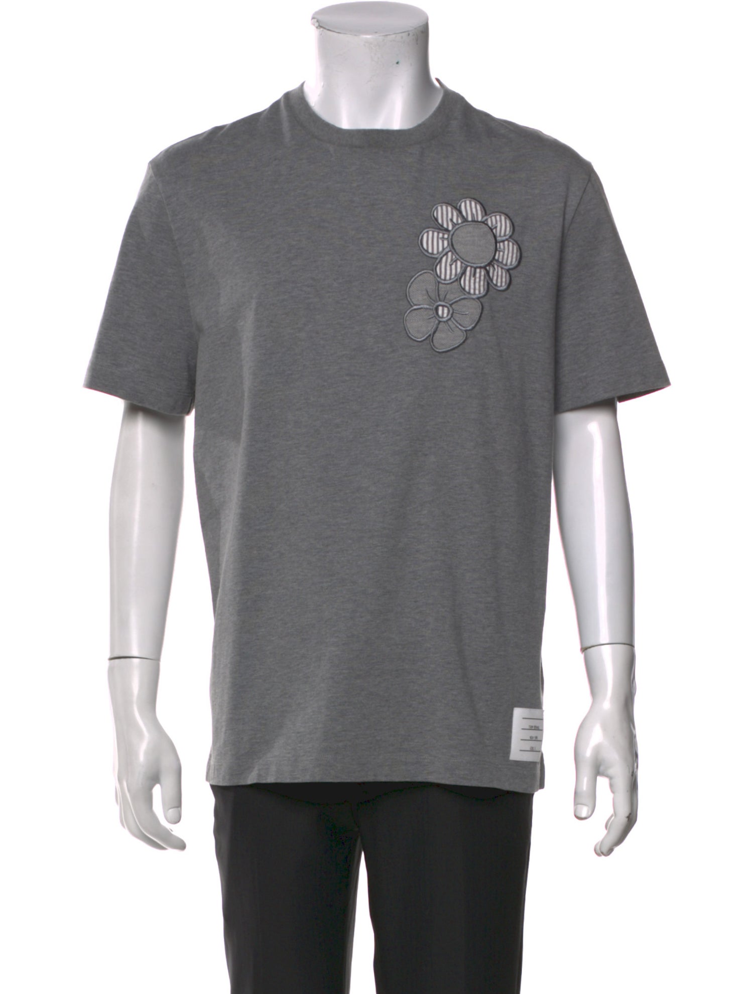 Thom Browne Graphic Print Crew Neck T-Shirt