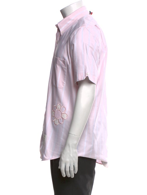 Thom Browne Striped Short Sleeve Shirt