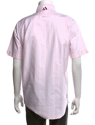 Thom Browne Striped Short Sleeve Shirt