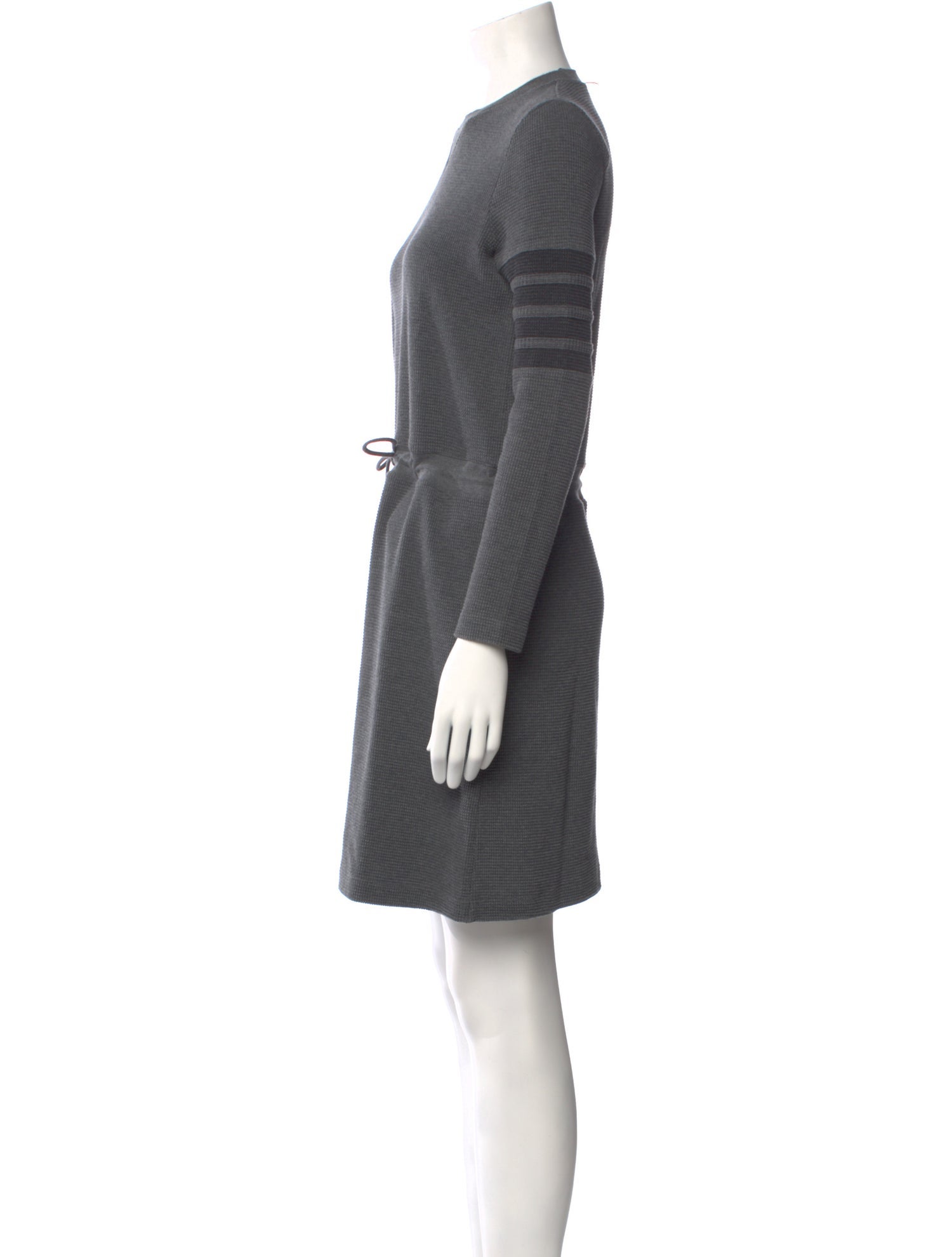 Thom Browne 4-Bar Waffle Mini Dress