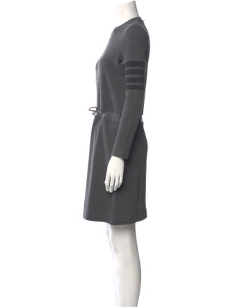 Thom Browne 4-Bar Waffle Mini Dress