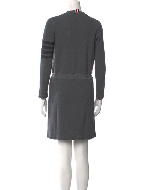 Thom Browne 4-Bar Waffle Mini Dress