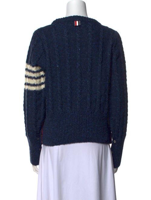 Thom Browne 4 Bar Stripe Wool Sweater