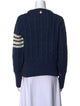 Thom Browne 4 Bar Stripe Wool Sweater