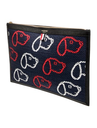 Thom Browne Raffia Portfolio