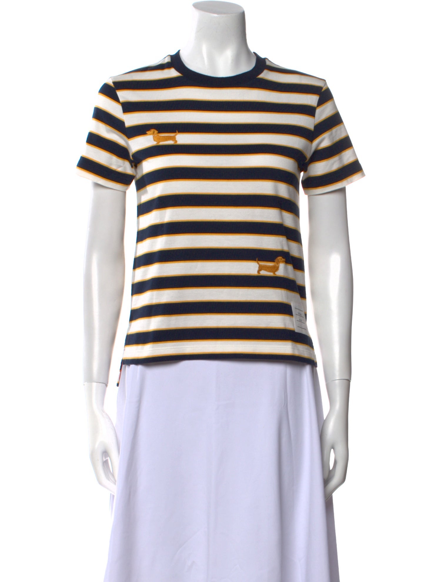 Thom Browne Striped Crew Neck T-Shirt