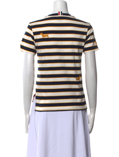 Thom Browne Striped Crew Neck T-Shirt
