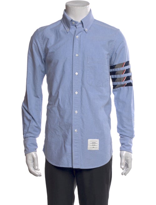 Thom Browne Striped Long Sleeve Shirt