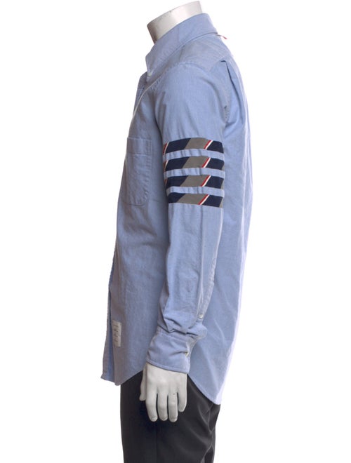 Thom Browne Striped Long Sleeve Shirt