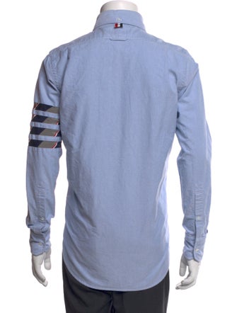 Thom Browne Striped Long Sleeve Shirt