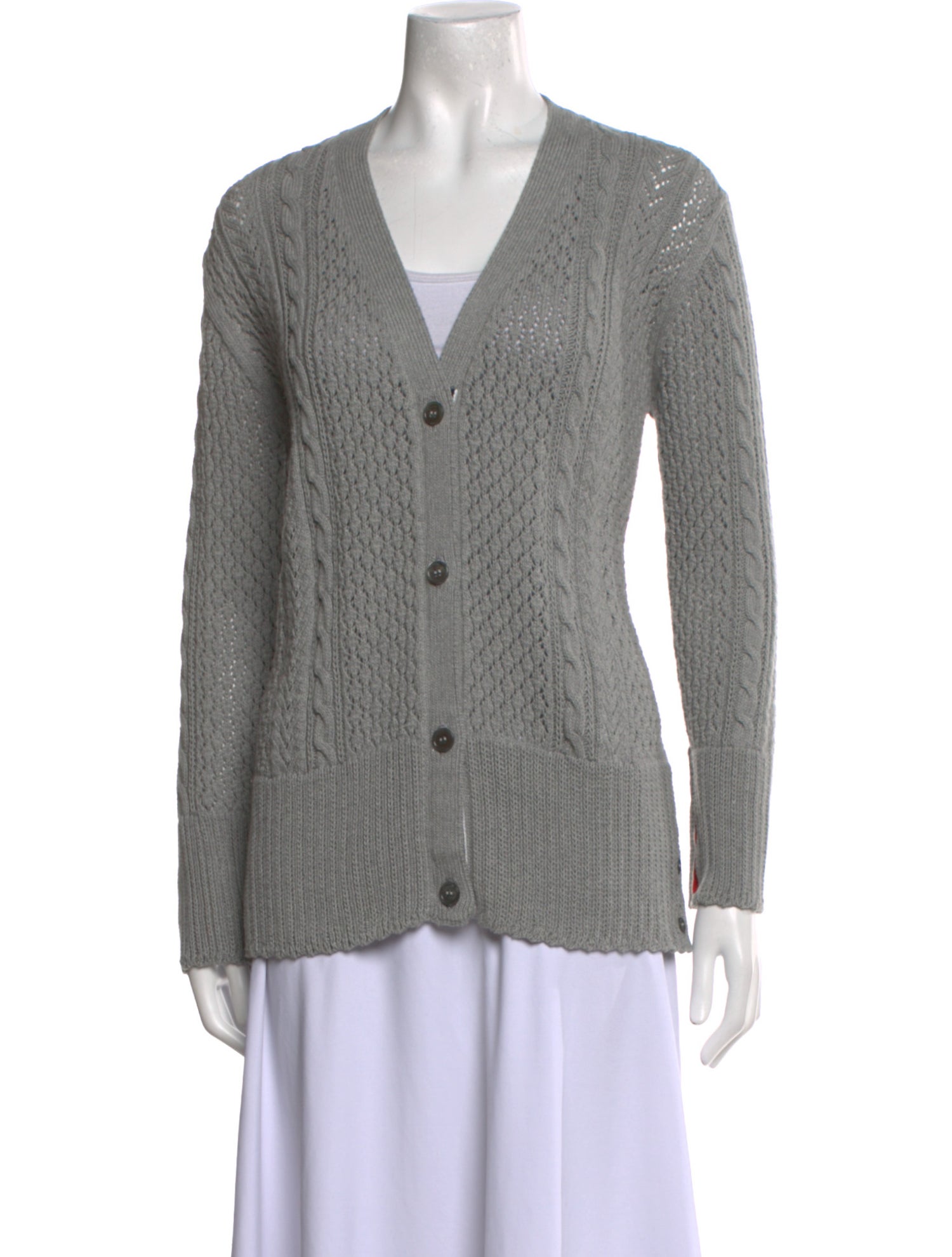 Thom Browne V-Neck Sweater